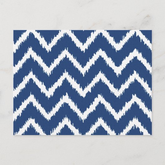 Carte Postale Ikat Chevron (Devant)