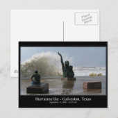Carte postale Ike de l'ouragan (Devant / Derrière)