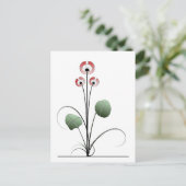 Carte postale Ikebana (Debout devant)