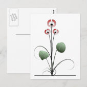 Carte postale Ikebana (Devant / Derrière)