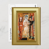 Carte Postale Ikon d'un saint copte (Devant / Derrière)