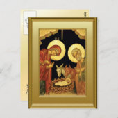 Carte Postale Ikon of the Nativity (Devant / Derrière)