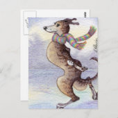 Carte Postale Il a apprécié le vent à travers ses oreilles (Devant / Derrière)