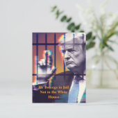 Carte Postale Il Appartient En Prison Glitch Art Derrière Les Ba (Debout devant)