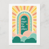 Carte Postale il doit s'agir de la porte rétro place (Devant)