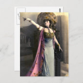 Carte Postale Il Est Allé De Cette Manière (Devant / Derrière)