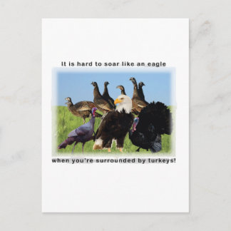 Carte Postale Il est difficile de monter en flèche comme une cit