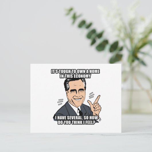 Carte Postale il est difficile de posséder une maison dans cette (Debout devant)