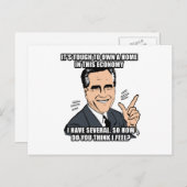 Carte Postale il est difficile de posséder une maison dans cette (Devant / Derrière)