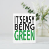 CARTE POSTALE IL EST FACILE D'ÊTRE VERT (Debout devant)