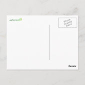 CARTE POSTALE IL EST FACILE D'ÊTRE VERT (Dos)