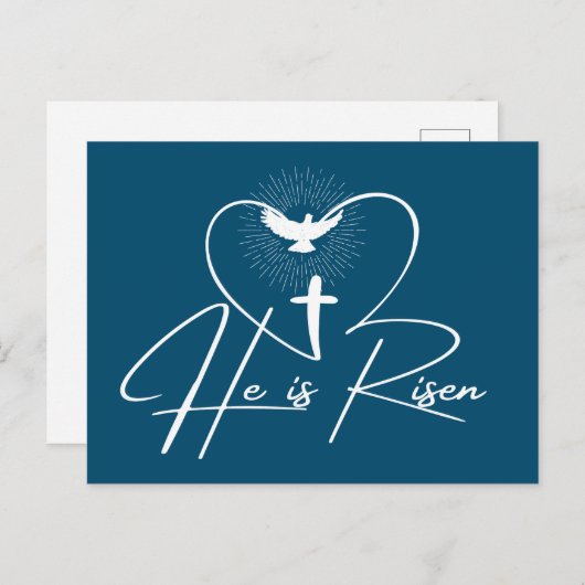 Carte Postale Il Est Ressuscité (Devant / Derrière)