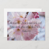 Carte Postale Il est ressuscité ! (Devant / Derrière)