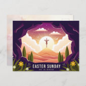 Carte Postale Il est ressuscité (Devant / Derrière)