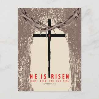 Carte Postale Il Est Ressuscité Christ Est Mort Pour Nos Péchés