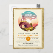 Carte Postale Il est ressuscité et fête de la résurrection diman (Devant / Derrière)