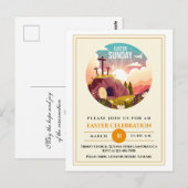 Carte Postale Il est ressuscité et fête de la résurrection diman (Devant / Derrière)