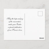 Carte Postale Il est ressuscité et fête de la résurrection diman (Dos)