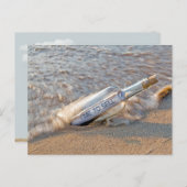 Carte Postale Il est temps de vendre un message sur la plage (Devant / Derrière)