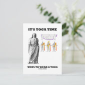 Carte Postale Il est temps togola des façons de porter un togola (Debout devant)