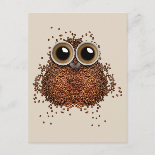 Carte Postale Il est toujours temps de prendre un café (Devant)