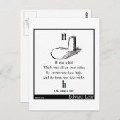 Carte Postale Il était un casquette (Devant / Derrière)