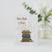 Carte Postale Il Était Une Fois Des Livres (Debout devant)