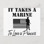 Carte Postale Il Faut Une Marine Pour Aimer Une Princesse (Devant)