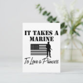 Carte Postale Il Faut Une Marine Pour Aimer Une Princesse (Debout devant)