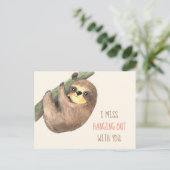 Carte Postale Il me manque de traîner avec toi (Debout devant)