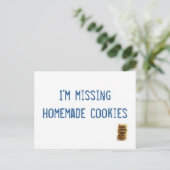 Carte Postale Il me manque des biscuits maison ! (Debout devant)