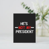 Carte Postale Il n'est pas mon président (Debout devant)