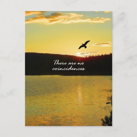 Carte Postale Il N'Y A Pas De Coïncidence (Devant)