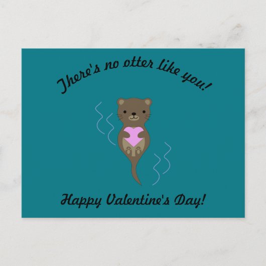 Carte Postale Il n'y a pas de loup comme vous Valentine (Devant)