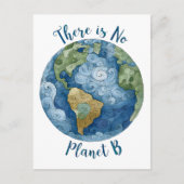 Carte Postale Il n'y a pas de planète B (Devant)