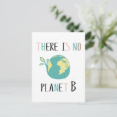 Carte Postale Il N'Y A Pas De Planète B (Debout devant)