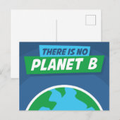 Carte Postale Il N'Y A Pas De Planète B (Devant / Derrière)