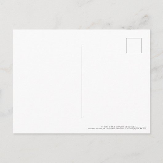 Carte Postale Il N'Y A Pas D'Étrange Créatures (Dos)