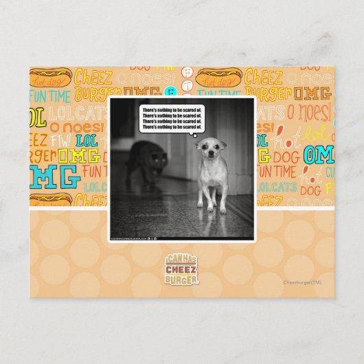 Carte Postale Il n'y a rien à être effrayé de (Devant)