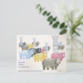 Carte Postale Il n'y a rien de tel qu'un hippo (Debout devant)