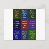 Carte Postale "Il n'y en a aucun comme toi" : La grille mosaïque (Devant)