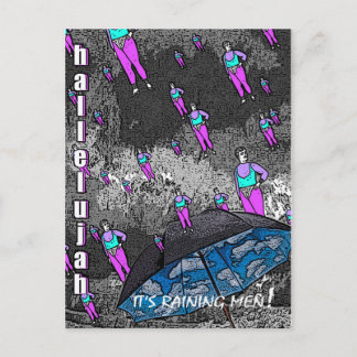 Carte Postale Il pleut des hommes !