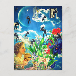 Carte Postale Il pleut, Hallelujah