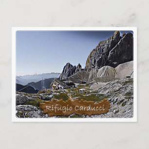 Carte Postale Il - refuge alpin Rifugio Giosue Carduci Dolomiti