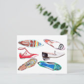 Carte Postale Il s'agit des chaussures ! (Debout devant)