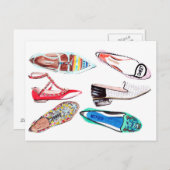 Carte Postale Il s'agit des chaussures ! (Devant / Derrière)