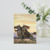 Carte Postale "Il s'est éloigné de la reine" par NC Wyeth (Debout devant)