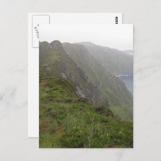 Carte Postale Il Slide League Cliffs En Irlande (Devant / Derrière)