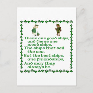 Carte Postale Il y a de bons navires.