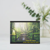 Carte Postale Il y a des endroits où le temps n'existe pas. (Debout devant)